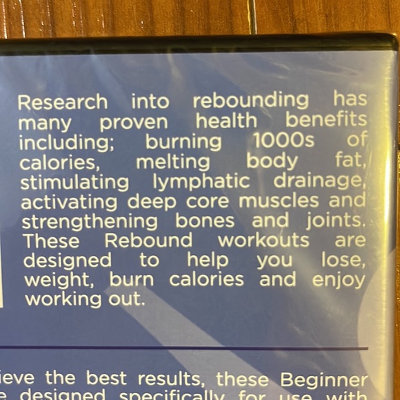 Beginners Bounce Mini Trampoline Exercise DVD Compilation - Picture 3 of 7